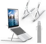 Gb1054 Support Ordinateur Portable, Le Support Pour Pc Portable S'Adapte À 6 Hauteurs, Compatible Avec Macbook Pro Dell Hp Et Autres Portables 10-17,3 Pouces -Argent