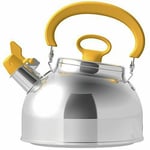 Cookvessel FIKASTH-23 Y FIKA Stainless Harmonica Kettle 2.3L Yellow NEW