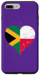 iPhone 7 Plus/8 Plus Vintage Flag in Heart for Jamaica Poland A Jamaican Polish Case