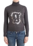 John Galliano WoMens Brown turtleneck cotton sweater Wool - Size X-Small