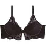 Rembourrés Pomm'poire  Soutien-gorge coques moulées noir Kiss Kiss