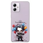 Coque pour Moto G14 clown joker halloween personnalisee