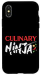 iPhone X/XS Cooking Cook Ninja Kitchen Chef Culinary Ninja Case