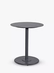 KETTLER Elba 2-Seater Round Garden Bistro Table, 65cm, Charcoal