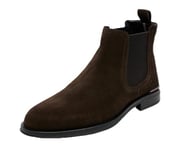 Tommy Hilfiger Homme Core RWB Hilfiger Suede Chelsea (FM0FM04757 Bottines, Marron (Dark Coffee), 40 EU