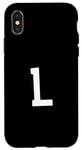 Coque pour iPhone X/XS Lettre L style rétro – Monogramme majuscule authentique