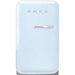 Smeg Left Hand Hinge Mini Bar FAB5LPB5 Fridge - Pastel Blue - D Rated