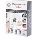 Rowenta - Lot de 4 sacs (hygiène + anti-odeur) pour aspirateurs Compact Power, X-Trem Power, Silence Force, Silence Force Compact