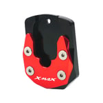 DTOYZ / FIT pour - Yamaha/Xmax 125 250 300 X-Max XMAX300 XMAX250 2017 2018 2019 Moto 2019 CNC CNC Kickstand Sidesttand Stand Extension Pad D'agrandisseur (Color : Red)