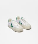 Veja - Baskets Small Volley Canvas White Emeraude - Taille 22