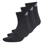 Adidas C Sportswear Ankelsokker, 3 par Black/White M