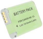 Yhteensopivuus  Canon Legria mini X, 3.6V, 1800 mAh