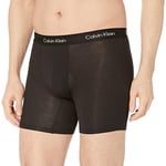 Calvin Klein Men's Underwear Ultra Soft Modern Boxer Brief, Black, L