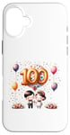 iPhone 16 Plus 100 Days of Love Celebration Milestone Couple Keepsake Case