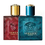 Versace Homme Duo Gift Set : Eros EDT 30ml + Eros Flame EDT 30ml