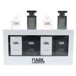 Karl Lagerfeld Miniature Travel Set for Men & Women 2x 4.5ml EDP 2x 4.5ml EDT