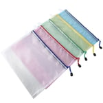 5 st plastfickor A4-mapp Dokument Ziplock-påsar A4 Zip-påse