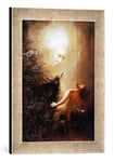 Kunst für Alle 'Image encadrée de Karl Wilhelm diefen Bach Tu ne tueras Point. en Pression dans Le Cadre de Photos, 30 x 40 cm Fait Main de qualité, Argent Raya