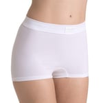 Sloggi Trosor Double Comfort Shorts Vit bomull 46 Dam