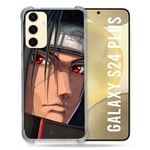 Cokitec Coque Renforcée pour Samsung Galaxy S24 Plus Manga Naruto Itachi Visage