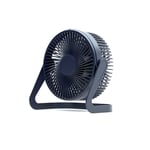 Petit ventilateur usb de bureau Mini ventilateur électrique de bureau silencieux bleu