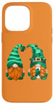 Coque pour iPhone 14 Pro Max Orange St. Patricks Day Gnome For Irish Women Cute Shamrock