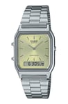 Casio Vintage Light Champagne Dial Quartz Casual Unisex Watch AQ-230A-9AMQY