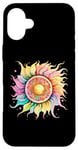 Coque pour iPhone 16 Plus Yoga spirituel Sun Mandala