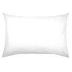 STOF - Pillowcase - Size 50 x 80 cm - 100% Organic Cotton - Quality - Oeko-Tex Certified - Colour White - Horizon Model - Bed Linen for Home - Soft and Comfortable