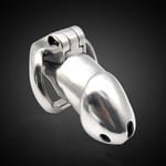 Luckly77 Trombone Medical Stainless Steel Chastity Lock For Men To Prevent Masturbation Penis Cage Chastity Belt Fun Ergonomic Design Hypoallergenic Alternative Suitable For Beginners Chastity Device