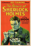 RETURN of SHERLOCK HOLMES Rsvn - POSTER HQ 40x60cm d'une AFFICHE VINTAGE