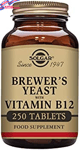 Solgar Brewer'S Yeast with Vitamin B12 Tablets - Rich Source of Protein Vitamins