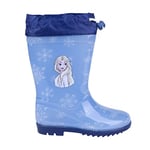 CERDÁ LIFE'S LITTLE MOMENTS Bottes de Pluie pour Fille Princesse Elsa-Licence Officielle Disney, Bleu, 31 EU