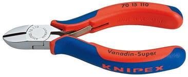 Knipex Pince coupante de côté chromée avec gaines bi-matière 110 mm - 70 15 110