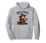 Hocus Pocus I Need Coffee to Focus Funny Halloween Pullover Hoodie