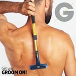 Groomarang Back & Body Hair Removal Shaver Razor Big Blade Hairy Back Remover