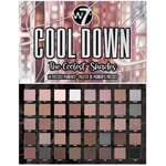 W7 Cool Down Pressed Pigment Palette - Eyes Eyeshadow Shimmer Matte Smokey 