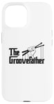 Coque pour iPhone 15 The Groovefather Vintage Drums Drumming Band Drummer