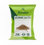 flonatur Vermiculite Premium, Le Choix idéal pour améliorer Votre substrat. Sac de 20L de Vermiculite de qualité supérieure. Améliore la rétention d'eau, favorise Le Flux d'air des Sources