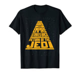 Star Wars The Original Trilogy Film Title Scroll T-Shirt T-Shirt