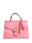 Pre-loved GUCCI Marmont GG Leather Grab Handle Bag, Pink