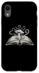 Coque pour iPhone XR Cottagecore Lecteur de livre en forme de champignon