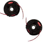 IKRA Spool and line, Complete Replacement Spool (DEA), Set of 2, 11022193 Suitable for Lawn Trimmers IGT 350 and IGT 500.