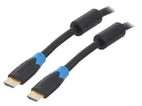 Cable HDMI 2.0 prise male des deux cotes UHD 4K 3D 15m - Noir