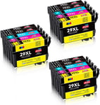 Cartouches compatible Epson 29 XL Noir/Cyan/Magenta/Jaune pour Epson Expression Home XP-245 XP-345 XP-235 XP-445 XP-255 XP-247 XP-342