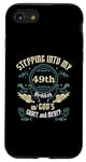 Coque pour iPhone SE (2020) / 7 / 8 Thème religieux « Stepping into my 49th Birthday »