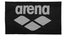 Serviette arena pool soft towel   black grey