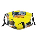 ewretery Penguins Of Madagascar UV Face mask,Face Sun Mask,Motorcycle Headwear,Magic Scarf,for Fishing,Hunting,Running,Ski