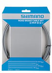 Shimano Road brake cable set with SIL-TEC coated inner wire, high tech grey