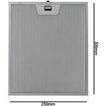 Grease Filter for AEG ELECTROLUX ZANUSSI Cooker Hood Vent Fan 250mm x 300mm